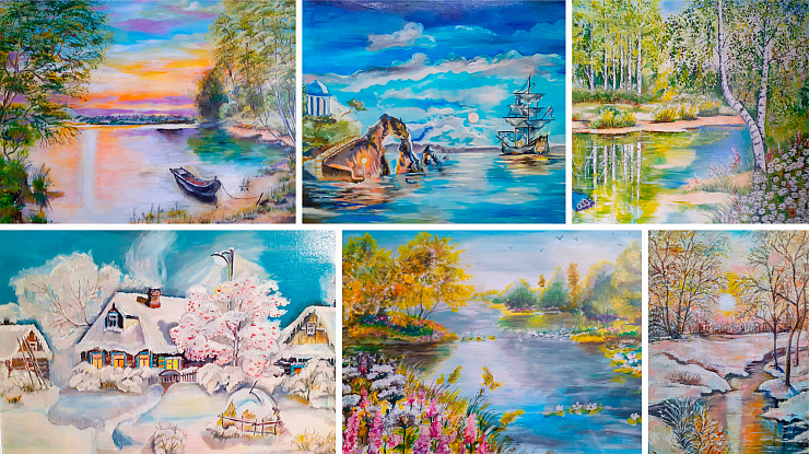 Выставка картин «Как прекрасен этот мир!»